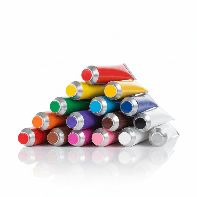 Tubes de peinture acrylique