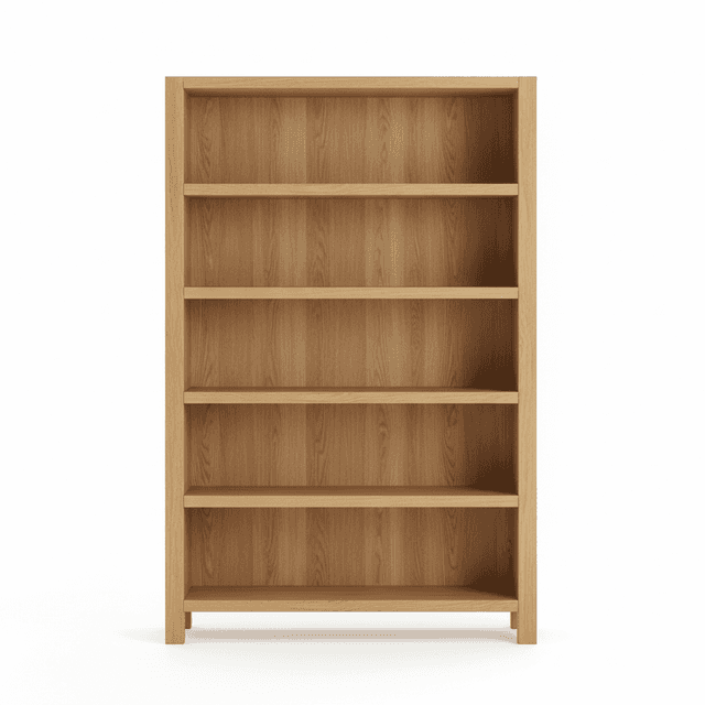 Bücherregal aus Eiche