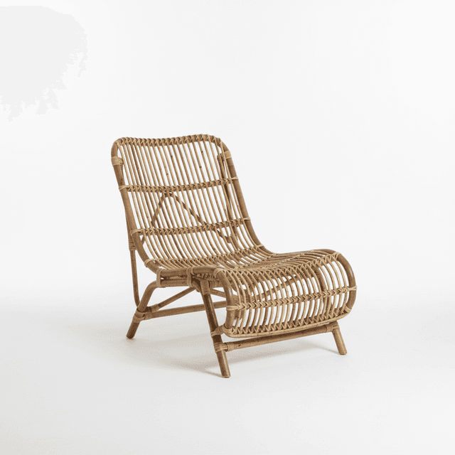 Rattan-Loungesessel