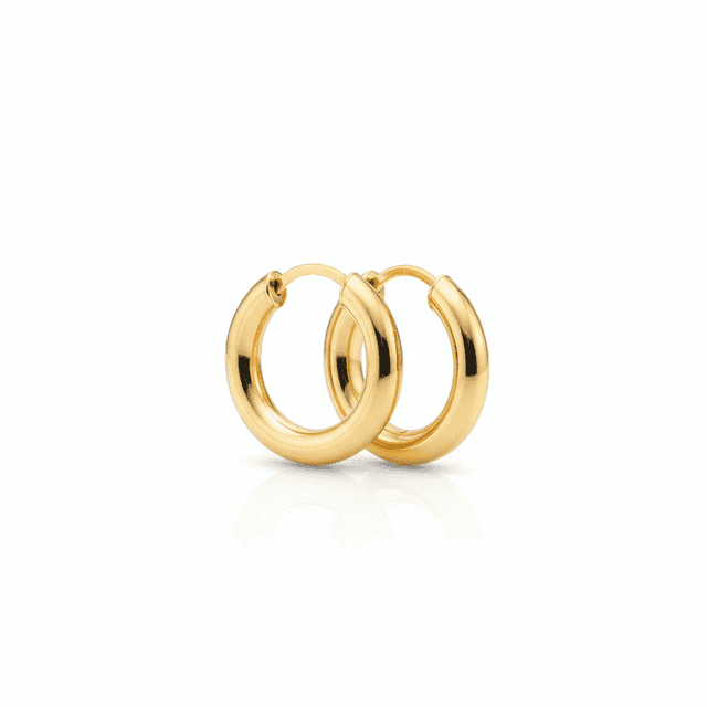 Gold Hoop Earrings