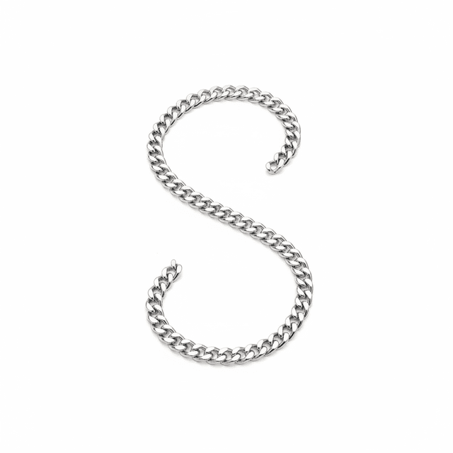 Srebrny naszyjnik łańcuszkowy